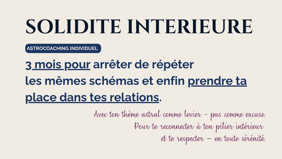 Programme astrocoaching individuel